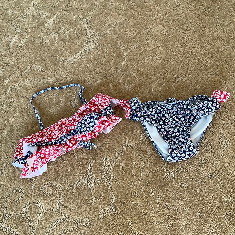 8 year old girl 2 piece swimsuit.